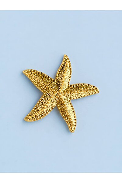 Meiloras Golden Starfish Düğme Aksesuarı/ Button Cover - Tek Adet / Single