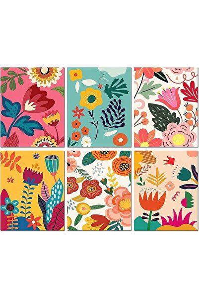 ESSESORIES Flower Market Aesthetic Poster Wall Art Set of 6 Room Decor Self A...
