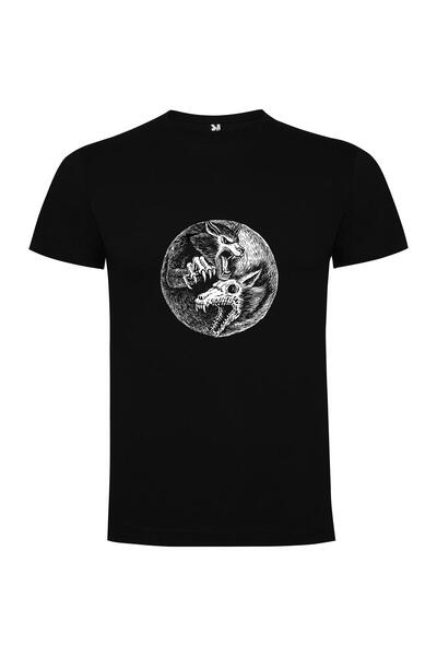 iLovePrints Fenrir's Wolf Drawings Tshirt