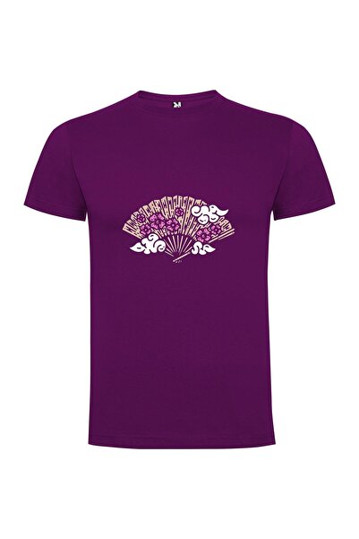 iLovePrints Japanese Blossom Fan Tshirt