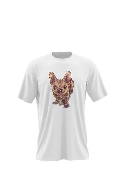 iLovePrints Μπλούζα Art Γαλλικό Bulldog