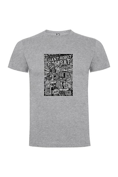 iLovePrints Robotic Monochrome Mayhem Tshirt