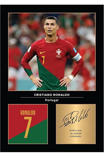 ESSESORIES Cristiano Ronaldo Portugal National Team Football Poster Wall Art ...