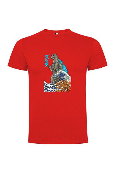 iLovePrints Godzilla's Wave Throne Tshirt
