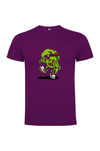 iLovePrints Green Apple Monster Mascot Tshirt