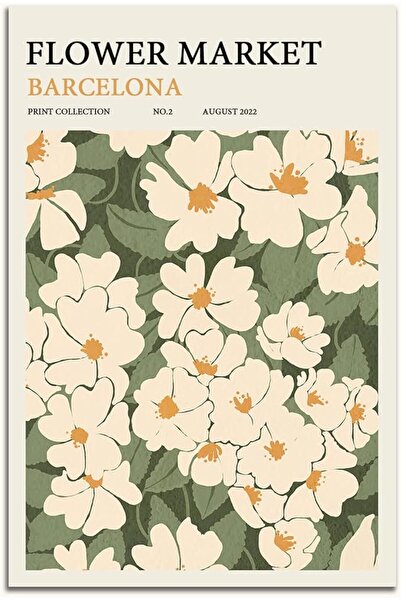 ESSESORIES Flower Market Aesthetic Poster Wall Art Room Decor Self Adhesive