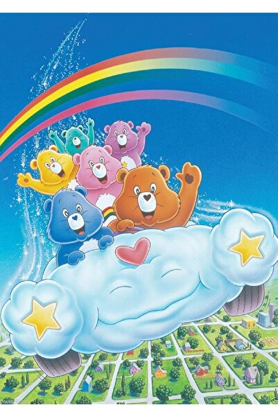 ESSESORIES ملصق جداري للأطفال من كير بيرز، ديكور غرفة الأطفال ذاتي اللصق