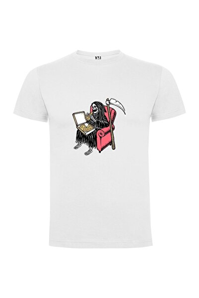 iLovePrints Punk Reaper Pizza Party Tshirt