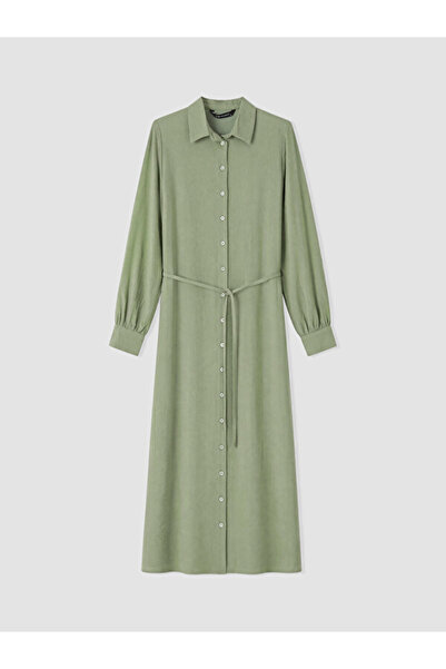 LC Waikiki I Textured Belted Shirt Dress from Freezen Store