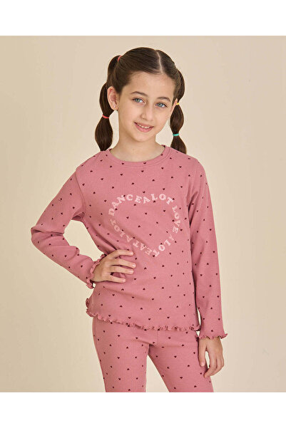 REDTAG Girls Pink Printed T-Shirt