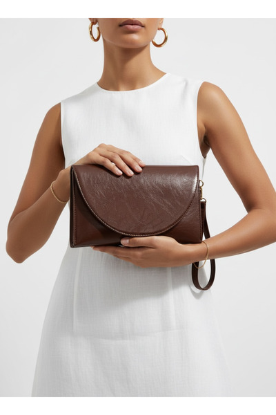 Boutiquehaki Luna Clutch El Çantası Bileklik Askılı Portföy Çanta