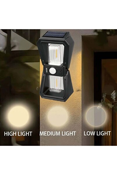 OEM Lampă solară de perete 18W 3 moduri de iluminare senzor de mișcare integr...