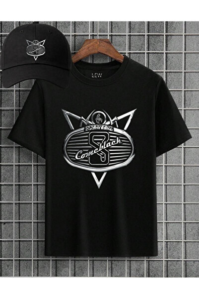 lovver Scorpions Printed Premium Quality Hat and T-Shirt Combination