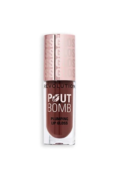 OEM Makeup Revolution, Pout Bomb, Volumizant, Luciu de buze, Espresso Cool, 4...