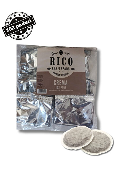 Rico 102 capsule de cafea Kaffee Crema - Compatibile cu Senseo