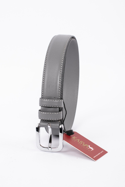 KASVA DERİ Unisex Original Leather Belt 3 cm Genuine Leather Belt