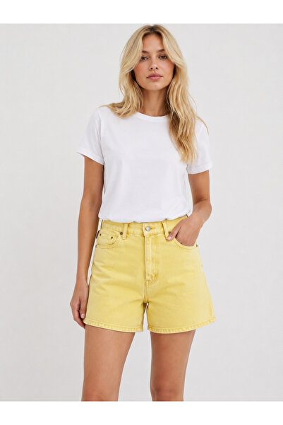 Sibel Günay Butik High Waist Lycra Denim Shorts 100% Cotton |   40cm