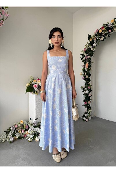 Ayzde Fashion Kadın Nakış Detaylı Femel Elbise