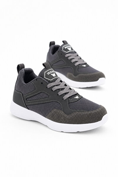 Wand Füme Nefes Alabilen Kumaş Faylon Taban Bağcıklı Sneaker