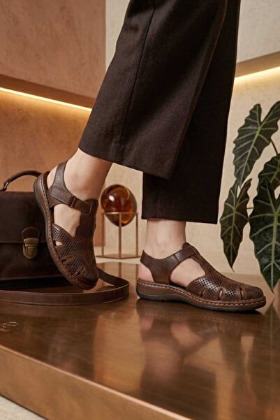 Mammamia Ern-2360 Eren Shoes&Bag Genuine Leather Laser Patterned Velcro Detai...
