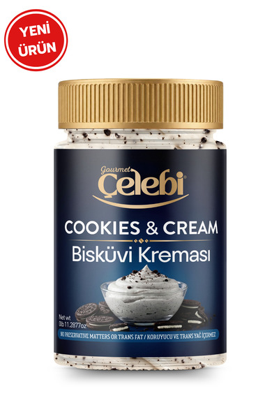 Gourmet Çelebi Kakaolu Bisküvi Kreması 320 Gr - Sürülebilir Gerçek Kakaolu Bi...