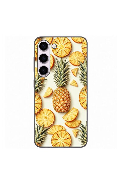 OEM Калъф, съвместим със Samsung Galaxy S23, от силиконов гел TPU, с десен на...