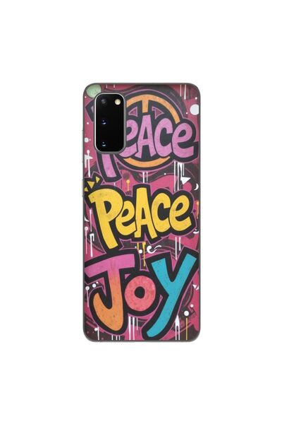 OEM Case compatible with Samsung Galaxy S20 Silicone Gel Tpu Pattern Peace an...