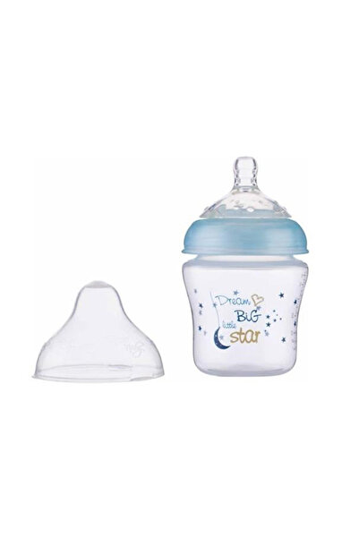 Nuby Μπιμπερό Little Moments με θηλή αργής ροής 180ml Μπλε