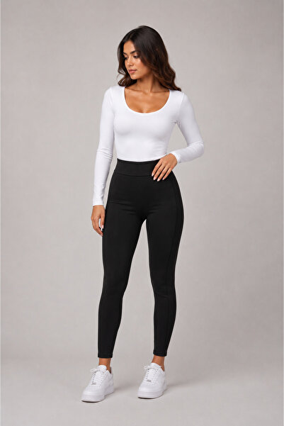 Trendline Women's Black Steel Tights