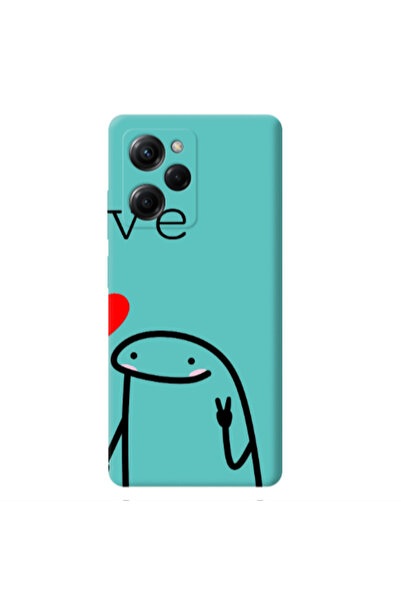 Other Xiaomi Poco X5 Pro Love 2 Turquoise Colored Silicone TPU Θήκη