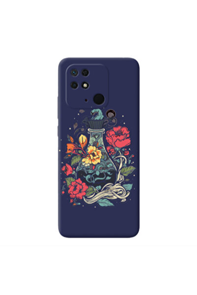 Other Xiaomi Redmi 10C Magic vase Dark blue Colored Silicone TPU Θήκη