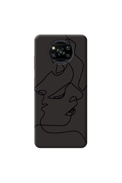 Other Xiaomi Poco X3 /X3 Pro intertwined Black Colored Silicone TPU Θήκη
