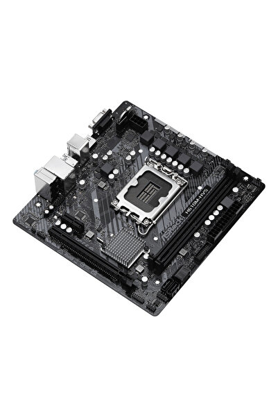 ASROCK μητρική H610M-HVS, 2x DDR4, s1700, USB 3.2 Gen1, mATX