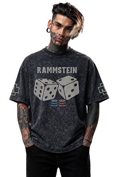 Fuddy Moda Unisex majica sa rukavima i printom Rammstein logotipa, periva maj...