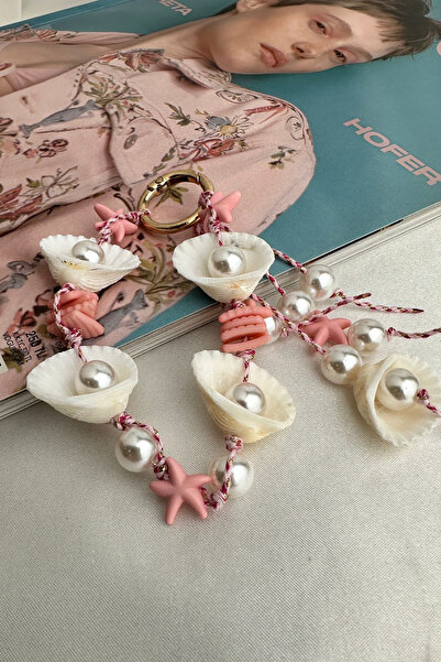 Modex Shell and Pearl Detailed Bag and Phone Accessory