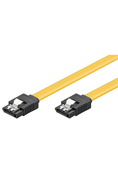 goobay καλώδιο SATA 95019, 6Gbps, 0.3m, κίτρινο