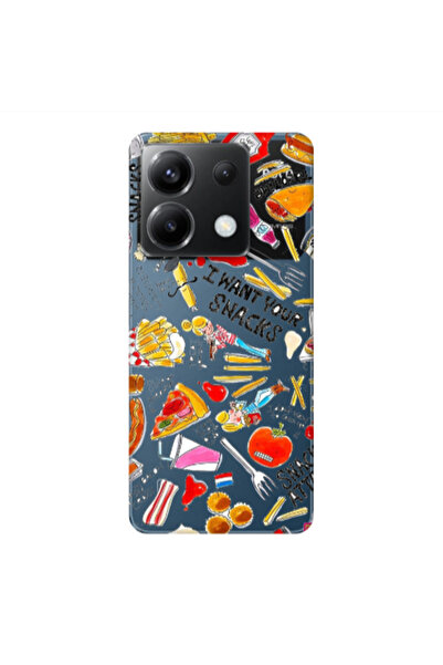 Other Xiaomi Poco X6 5G Snack attack Transparent Silicone TPU Θήκη