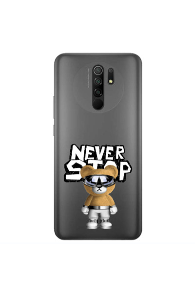 Other Xiaomi Redmi 9 Never stop Transparent Silicone TPU Θήκη