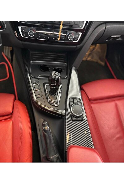 XUKEY Bmw F30 F32 F34 F36 Uyumlu 4 Parça Orta Konsol İç Trim Kaplama Seti