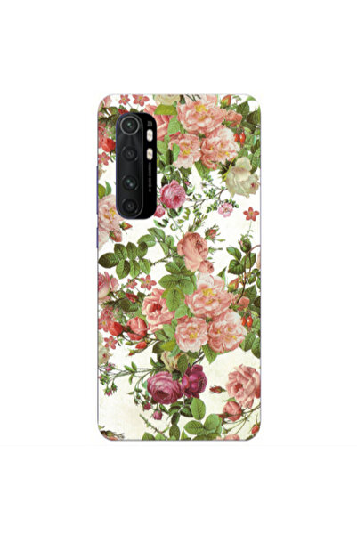 Other Xiaomi Mi Note 10 Lite Pink roses 2 Transparent Silicone TPU Θήκη