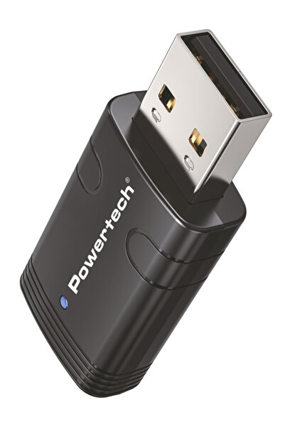 POWERTECH ασύρματος USB αντάπτορας δικτύου & Bluetooth 5.3 PT-1387, 900Mbps W...