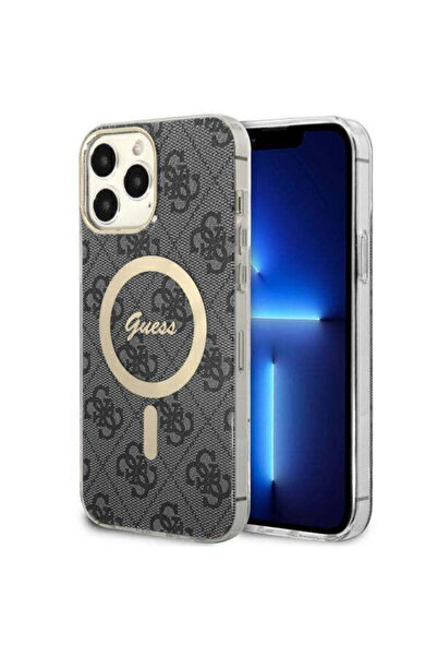 Guess GUHMP13XH4STK Husă pentru iPhone 13 Pro Max 6.7 ", Negru, Negru, Rigidă...