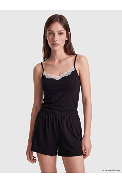 LC Waikiki Timeless Clothing & Timeless Choices Women's Lace Pajama Set with ...