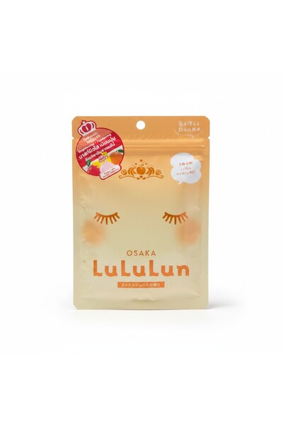 Lululun Osaka Mixed Juice Nemlendirici Yüz Maskesi 7 Adet – Japonya