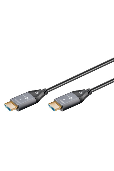 goobay καλώδιο HDMI 2.1 65558 με Ethernet, 8K/60Hz, 48 Gbps, 10m, μαύρο