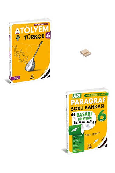 Arı Yayıncılık Arı 6. Sınıf Türkçe Atölyem ve Paragraf Soru Bankası + Telefon...