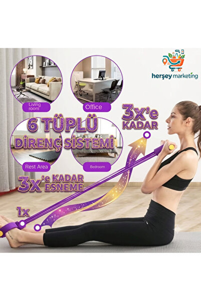 HerŞey Marketing Karın Kol Kalça Ayak Tüm Vücut Şekillendirme Fitness Aerobik...