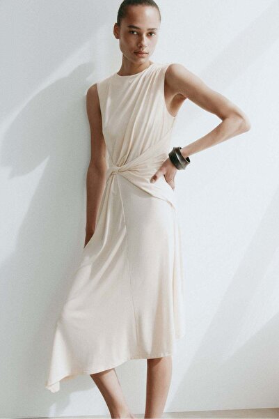 H&M Asymmetric twist-detail dress