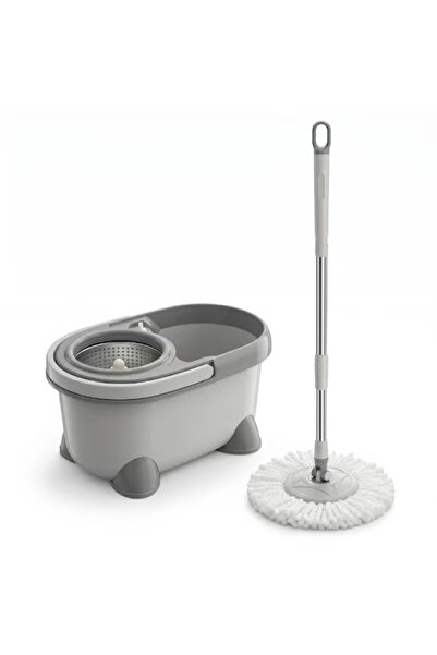Generic 25L Mop Bucket with Wringer - Gray