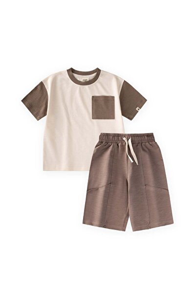 Cigit Set majica Capri 2-10 godina, boja ekru